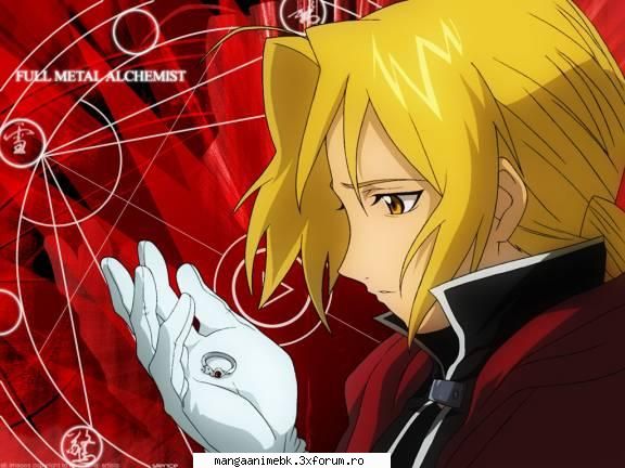 Edward Elric - el este preferatul meu aici vom discuta despre el - full metal alchemist